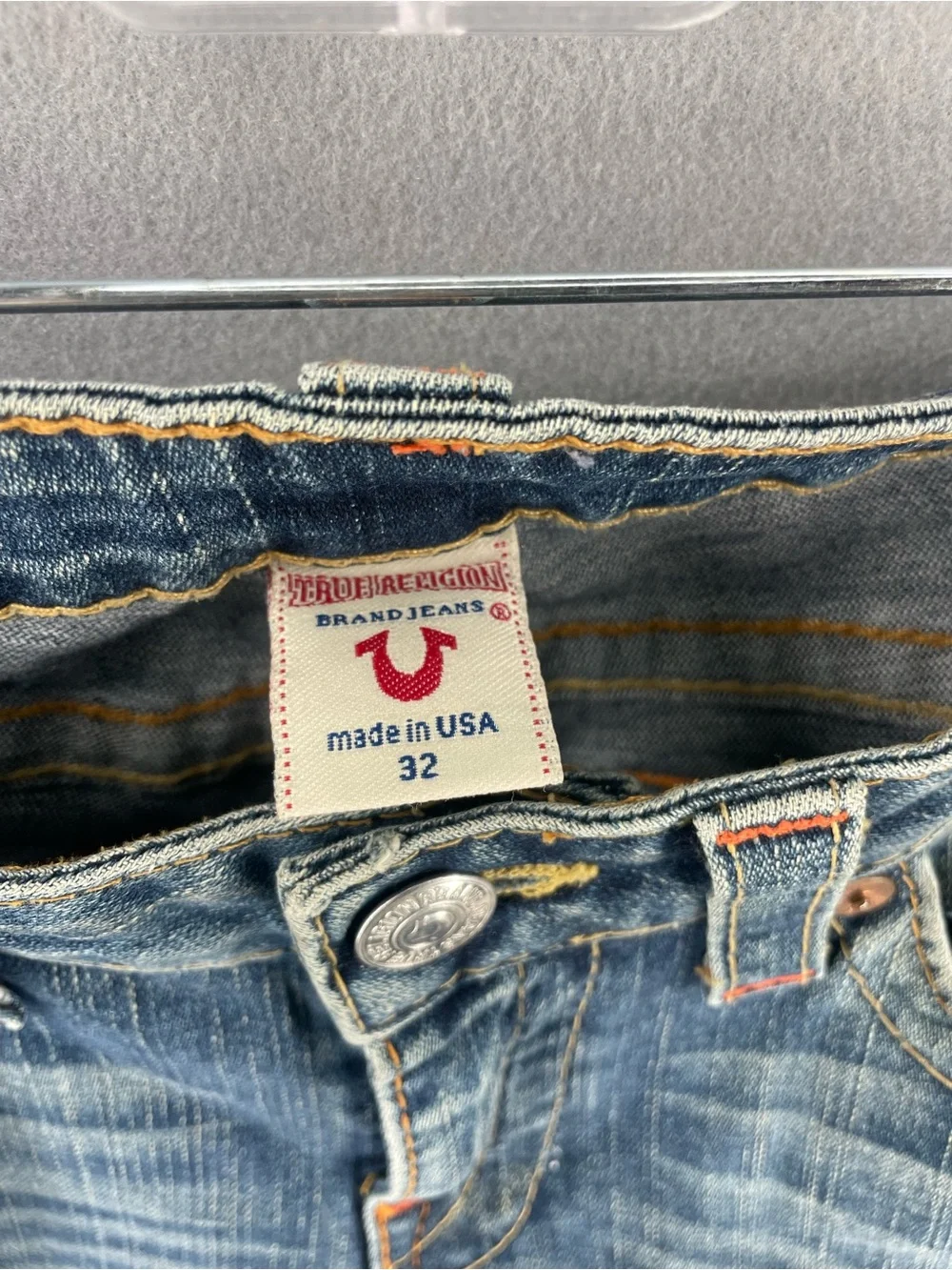 True Religion Low Rise Jeans Johnny Size 32 High Quality Made In USA